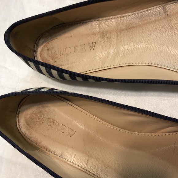 J.Crew Striped Gemma flats size 6 1/2 - Picture 8 of 10